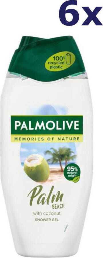 Palmolive Douchegel Palm Beach Voordeelverpakking 6 x 250 ml