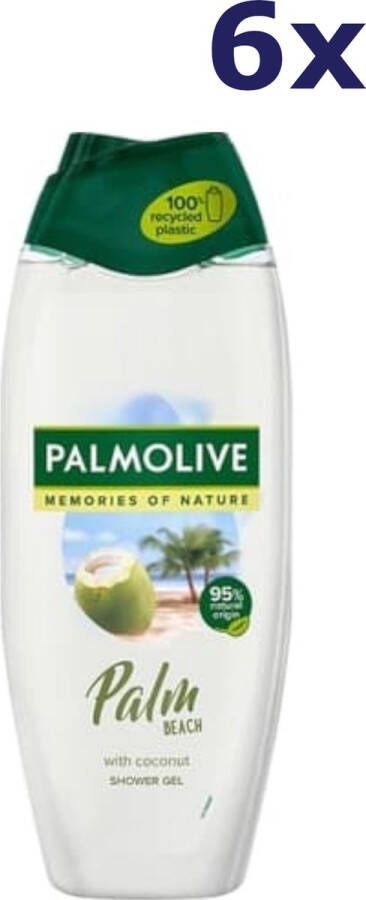 Palmolive 6x Douchegel Palm Beach Coconut 500 ml