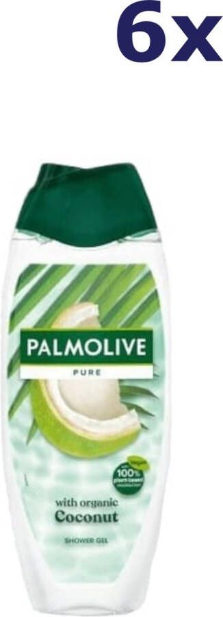 Palmolive 6x Douchegel – Pure Coconut 500 ml