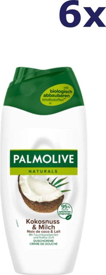 Palmolive 6x Douchegel Pure Coconut 500 ml