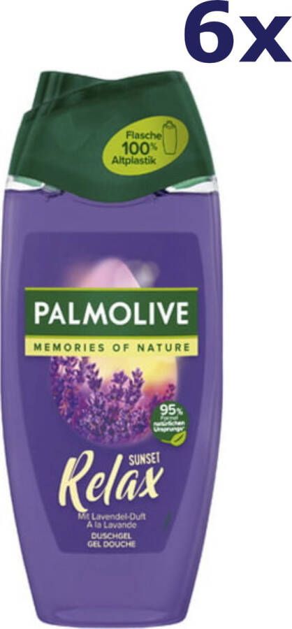 Palmolive 6x Douchegel Sunset Relax Lavendel 250ml