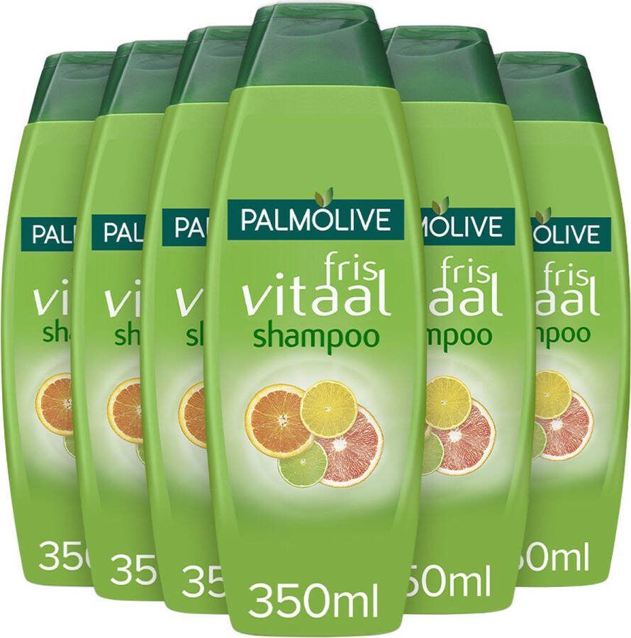 Palmolive 6x Shampoo Fris en Vitaal 350 ml
