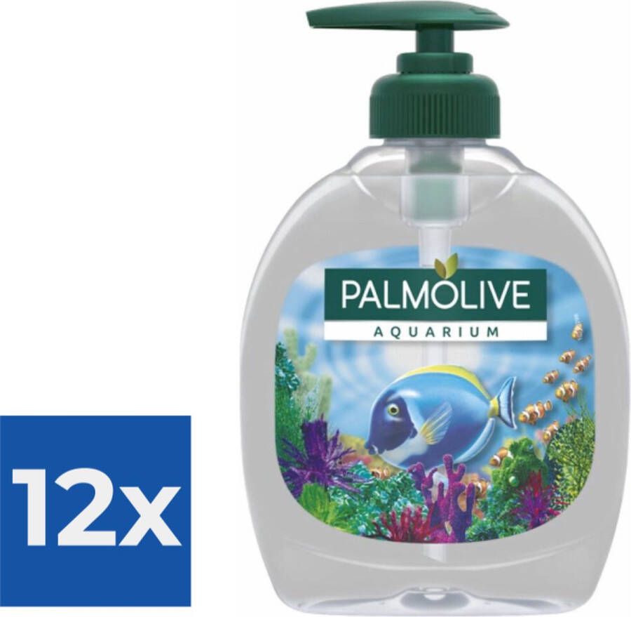 Palmolive Aquarium Handzeep 300 ml Voordeelverpakking 12 stuks