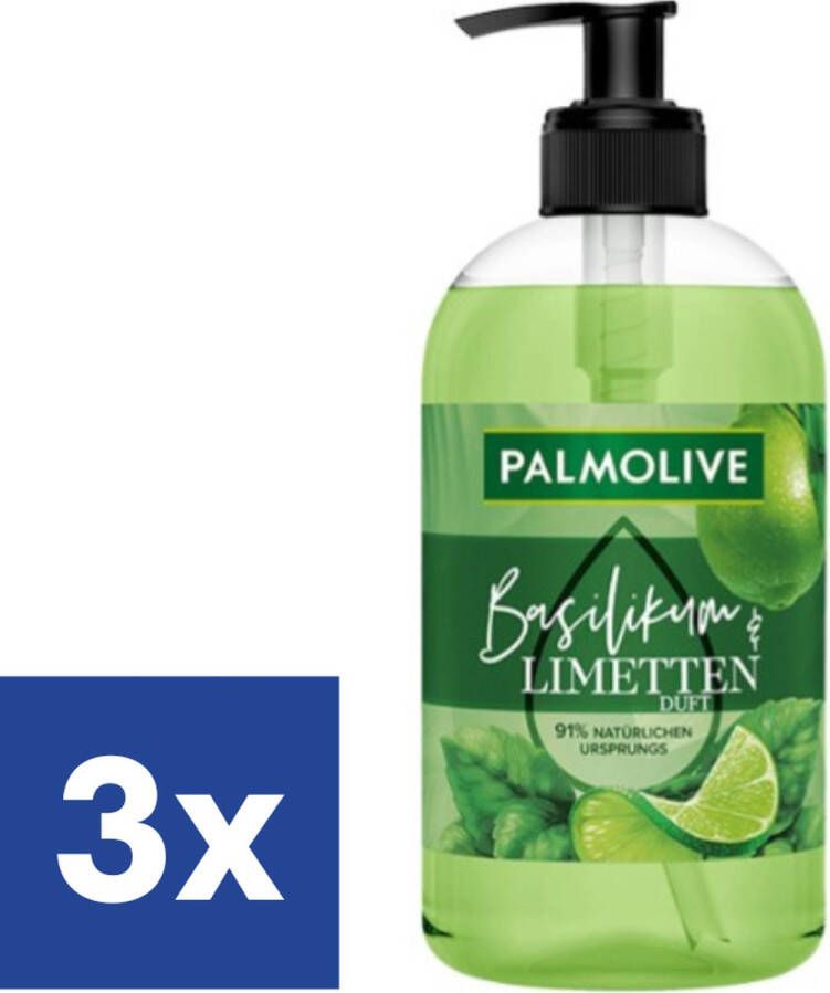 Palmolive Basilicum & Limoen Handzeep 3 x 500 ml
