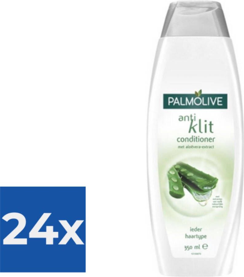 Palmolive Conditioner Anti Klit Aloë Vera 350 ml Voordeelverpakking 24 stuks
