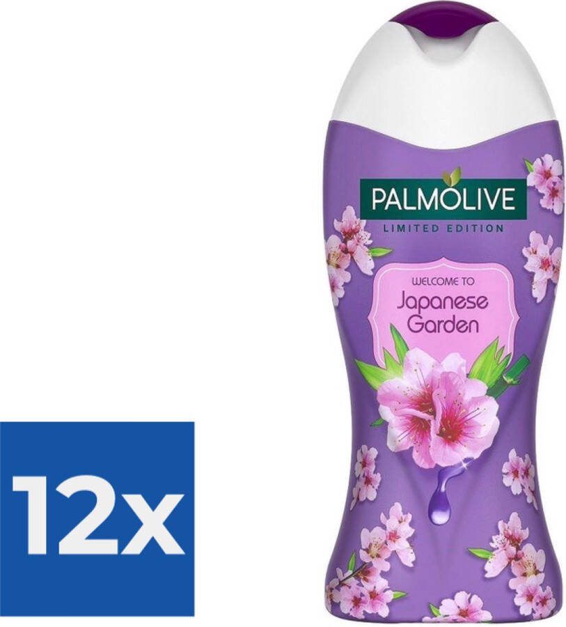 Palmolive Douche Limited edition Japanese Garden 250ml Voordeelverpakking 12 stuks