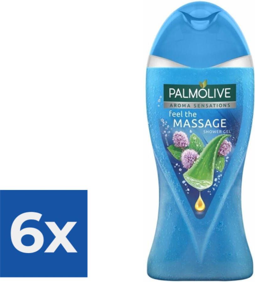 Palmolive Douchegel Aroma Sensations Douche Feel the Massage 250 ml Voordeelverpakking 6 stuks