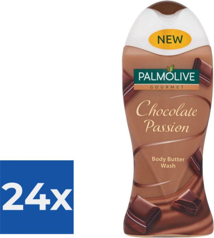 Palmolive Douchegel Chocolate Passion 250 ml Voordeelverpakking 24 stuks