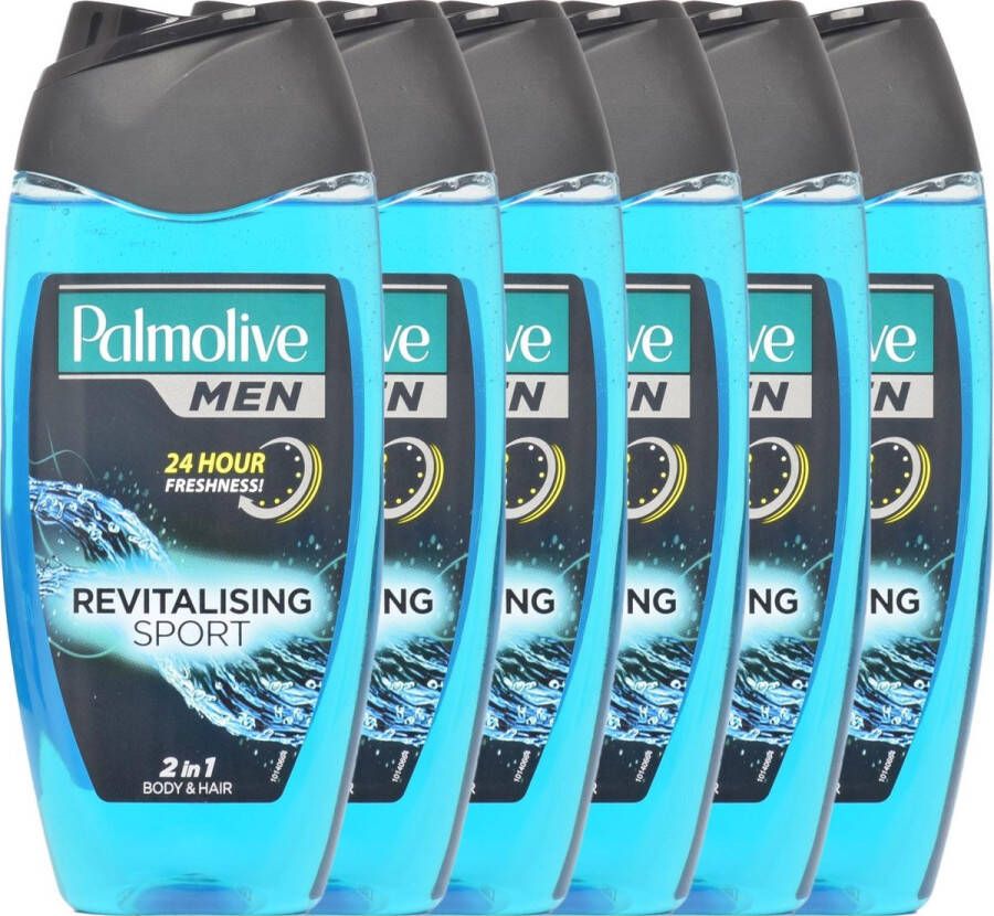 Palmolive Douchegel For Men Revitalising Sport 6 x 250 ml Voordeelverpakking