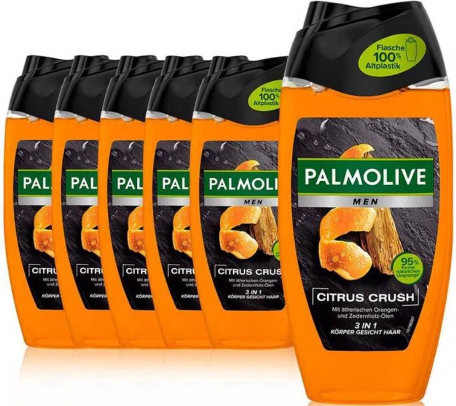 Palmolive Douchegel Men Citrus Crush 6x500ml Voordeelverpakking
