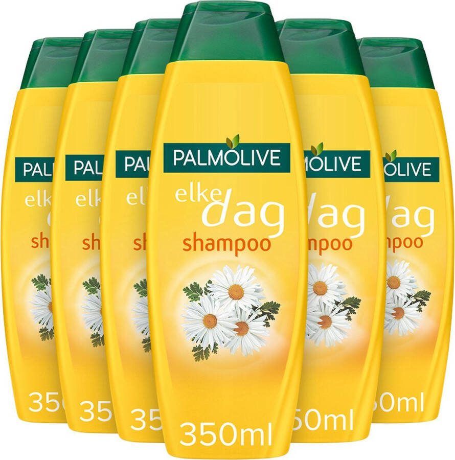 Palmolive Elke Dag Shampoo met Kamille-Extract Voordeelverpakking 6 x 350 ml