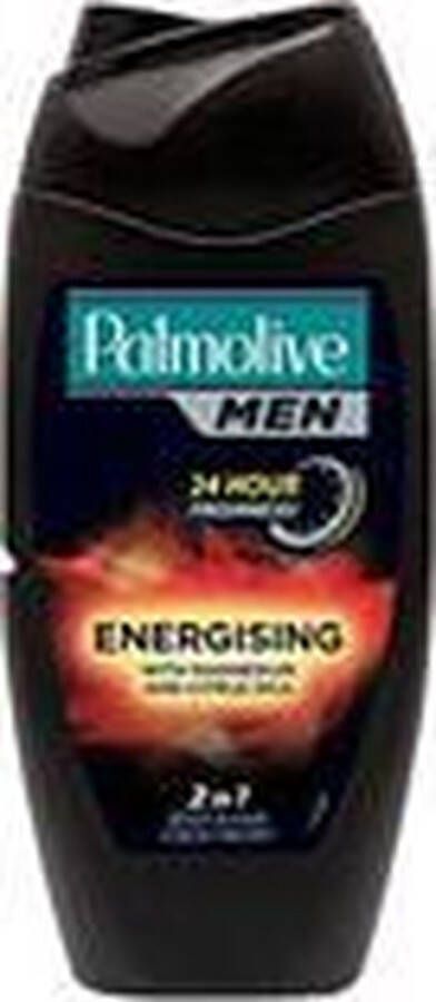 Palmolive Energizing shower gel for men 2in1 Body and Hair For Men (Energising 2 In 1 Body & Hair Shower Shampoo) 500ml