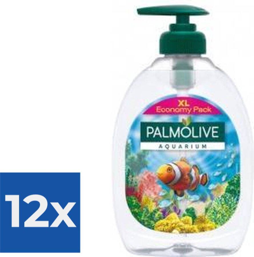 Palmolive Handzeep Aquarium 500 ml Voordeelverpakking 12 stuks