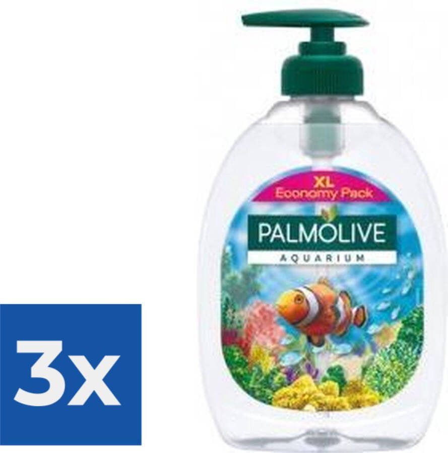Palmolive Handzeep Aquarium 500 ml Voordeelverpakking 3 stuks
