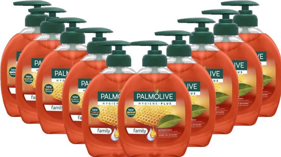Palmolive Handzeep Hygiëne Plus Bescherming Tegen Bacterien Family 300ml x 10 PACK