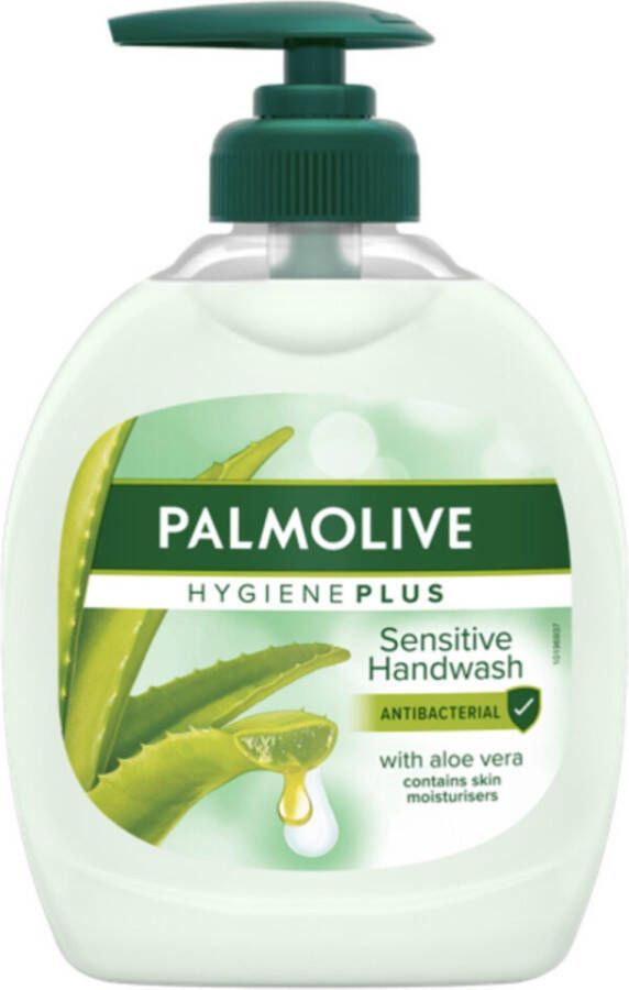 Palmolive Handzeep Hygiene Plus Sensitive Aloe Vera 6 x 300ml