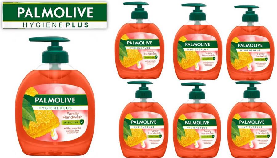 Palmolive Hygiëne Plus Anti-Bacteriële Handzeep Pomp 6 x 300 ml Voordeelverpakking