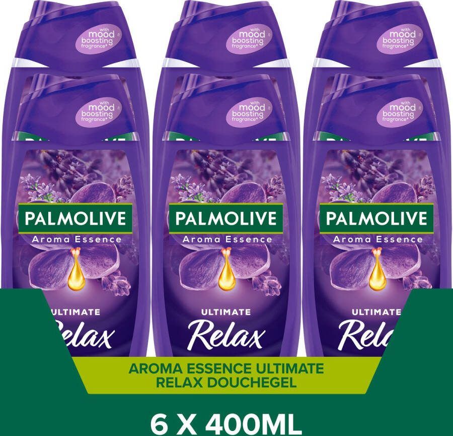 Palmolive Memories of Nature Sunset Relax douchegel 6 x 400ml Voor Alle Huidtypes Voordeelverpakking
