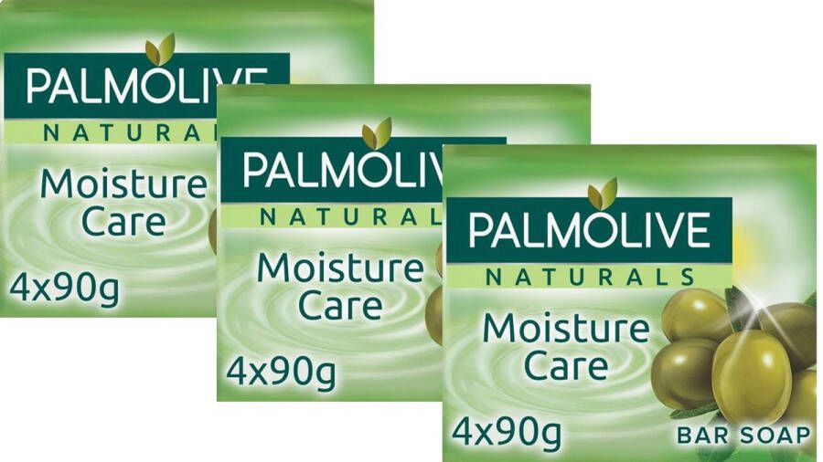 Palmolive Moisture Care Olijf Handzeep Zeeptablet 12 x 90 gram