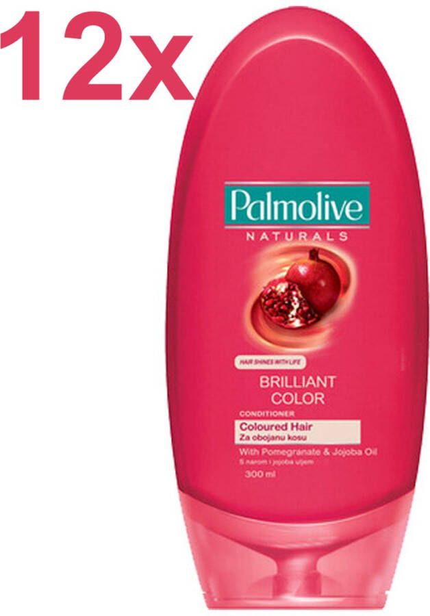 Palmolive Naturals Conditioner Brilliant Color 12x 300ml Voordeelverpakking