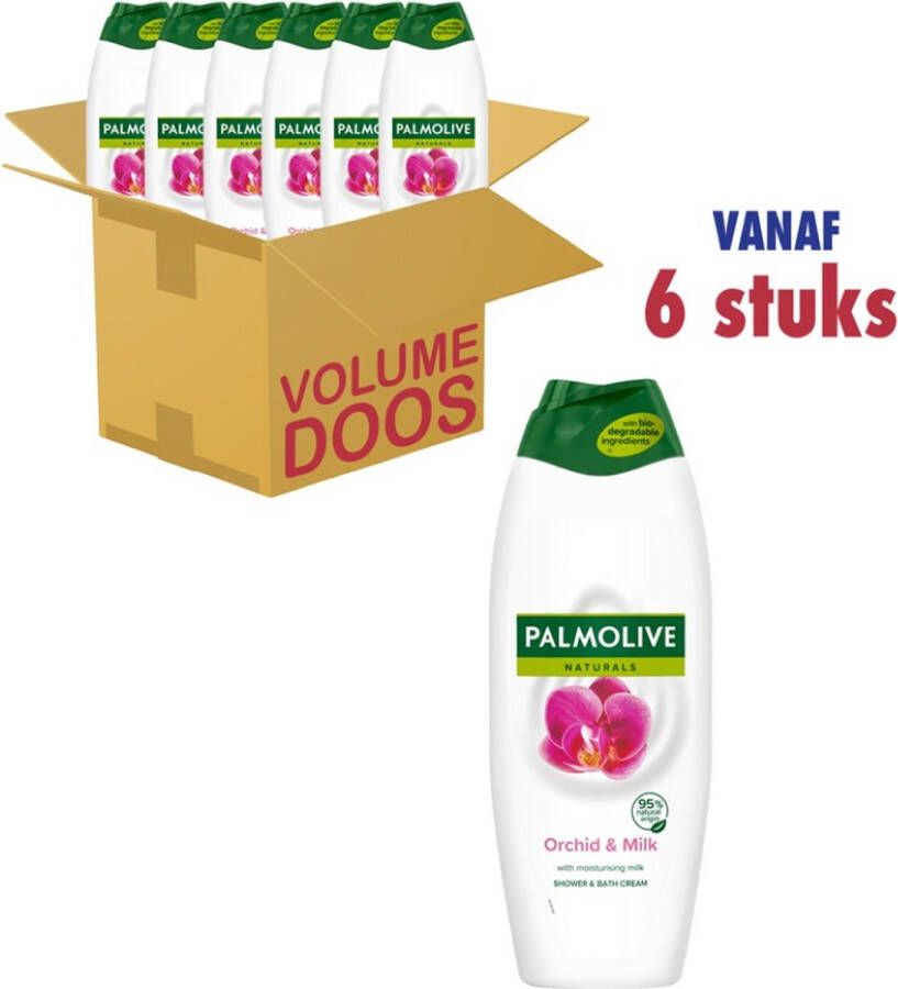 Palmolive Naturals Douche Orchidee & Melk (6 x 750ml)