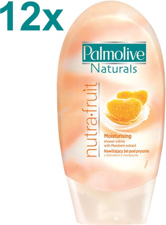 Palmolive Naturals Nutra Fruit Mandarijn Douchegel 12x 200ml Voordeelverpakking
