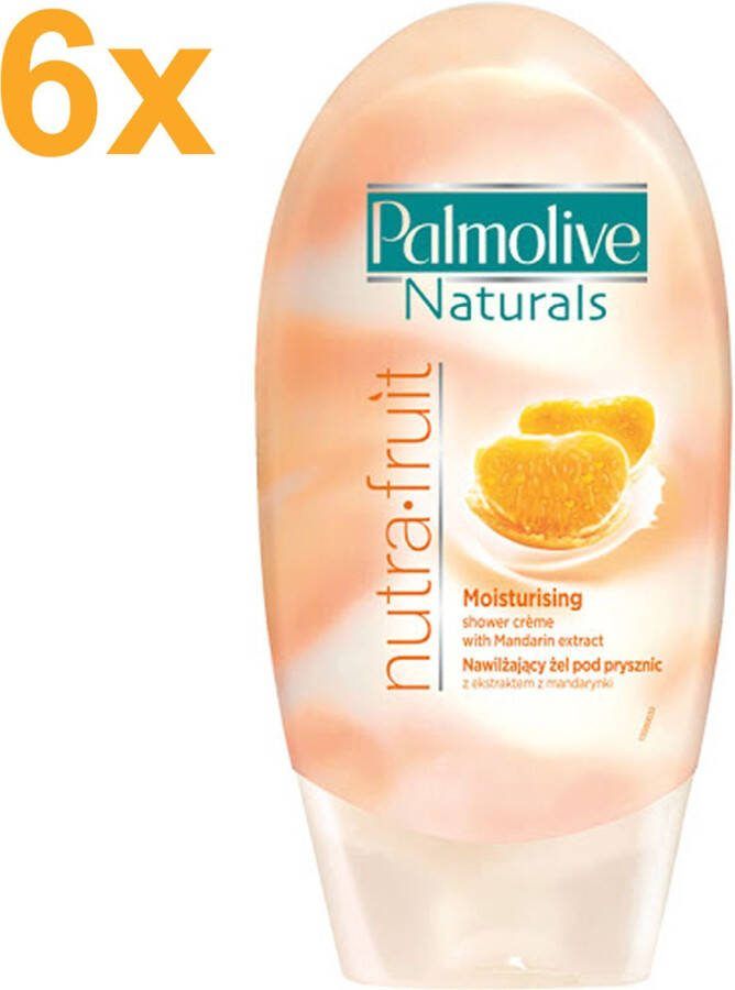 Palmolive Naturals Nutra Fruit Mandarijn Douchegel 6x 200ml Voordeelverpakking