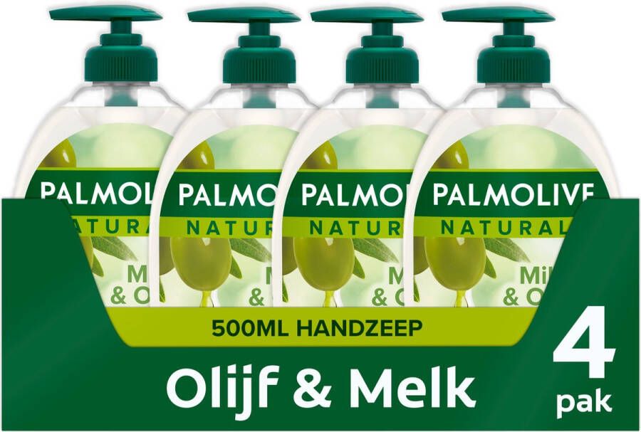Palmolive Naturals Olijf Handzeep 4 x 500ml Voordeelverpakking