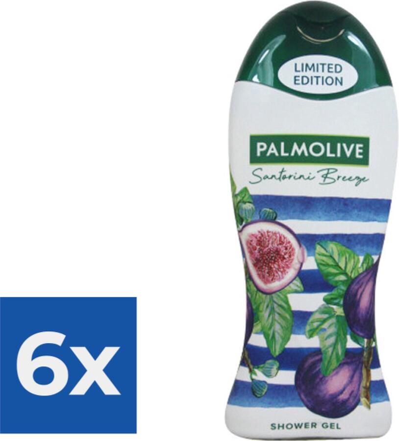 Palmolive Douchegel Santorini Breeze 250ml Voordeelverpakking 6 stuks