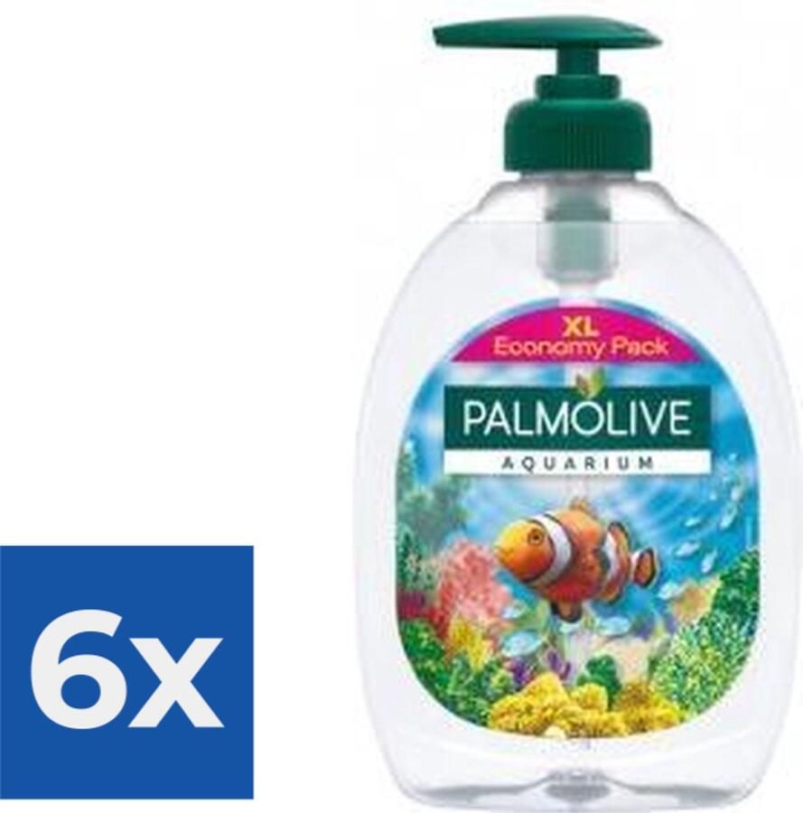 Palmolive Handzeep Aquarium 500 ml Voordeelverpakking 6 stuks