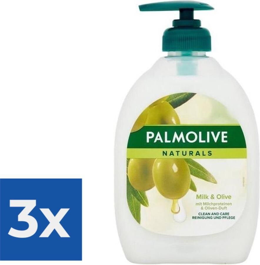 Palmolive Handzeep Olijf 500 ml Voordeelverpakking 3 stuks