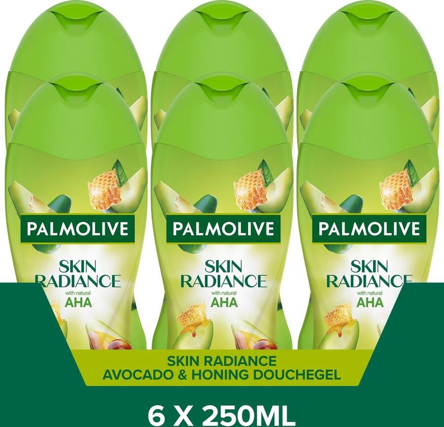 Palmolive Skin Radiance Avocado & Honey Body Wash Voordeelverpakking 6 x 250ml