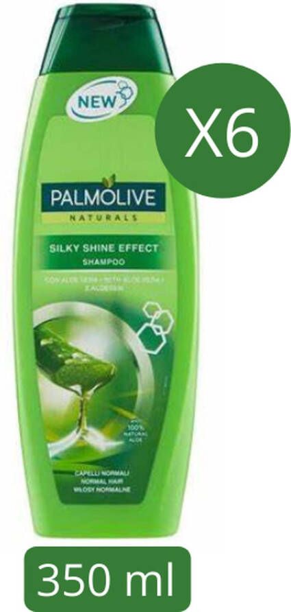 Palmolive Silky Shine Effect Shampoo 350 ml 6 stuks