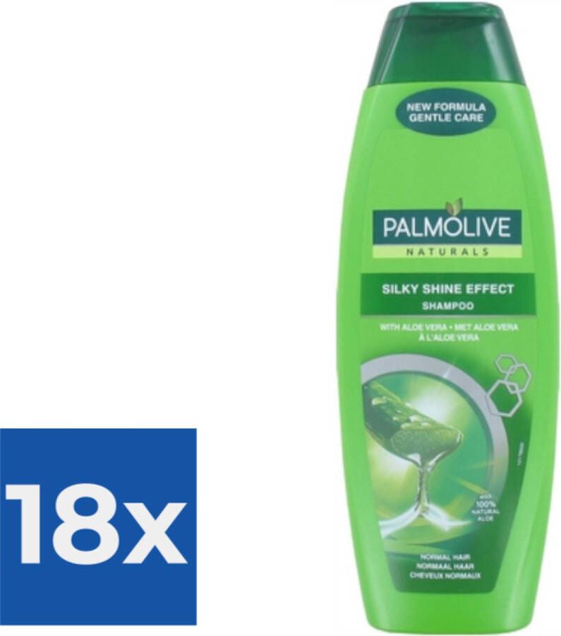 Palmolive Silky Shine Effect Shampoo 350 ml Voordeelverpakking 18 stuks