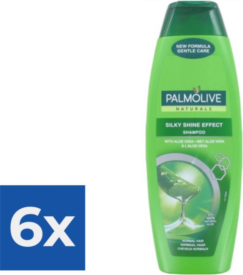 Palmolive Silky Shine Effect Shampoo 350 ml Voordeelverpakking 6 stuks
