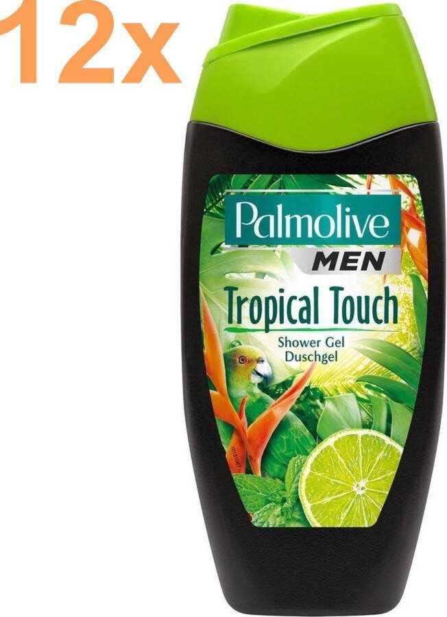 Palmolive Tropical Touch Men Douchegel 12x 250ml Voordeelverpakking