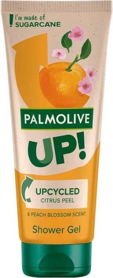 Palmolive Up! Citrus & Perzikbloesem Douchegel 200 ml Shower Gel Upcycled Citrus Peel & Peach Blossom Scent