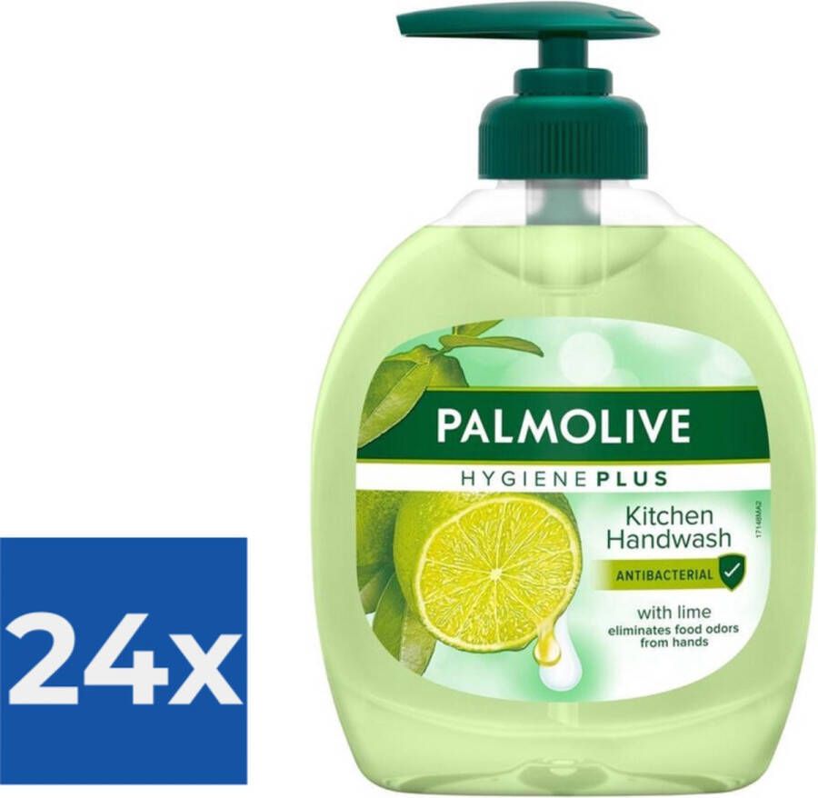 Palmolive Vloeibare Handzeep Hygiëne-Plus Anti Bacterieel Keuken 300 ml Voordeelverpakking 24 stuks