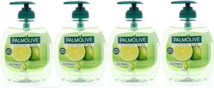 Palmolive Vloeibare Handzeep Hygiëne Plus Kitchen 4 x 300 ml Voordeelverpakking