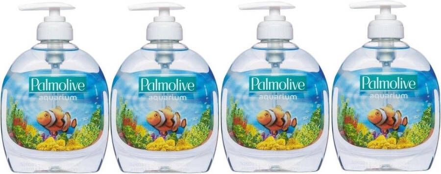 Palmolive Zeep Pomp Aquarium Handzeep 4 x 300 ml Voordeelverpakking