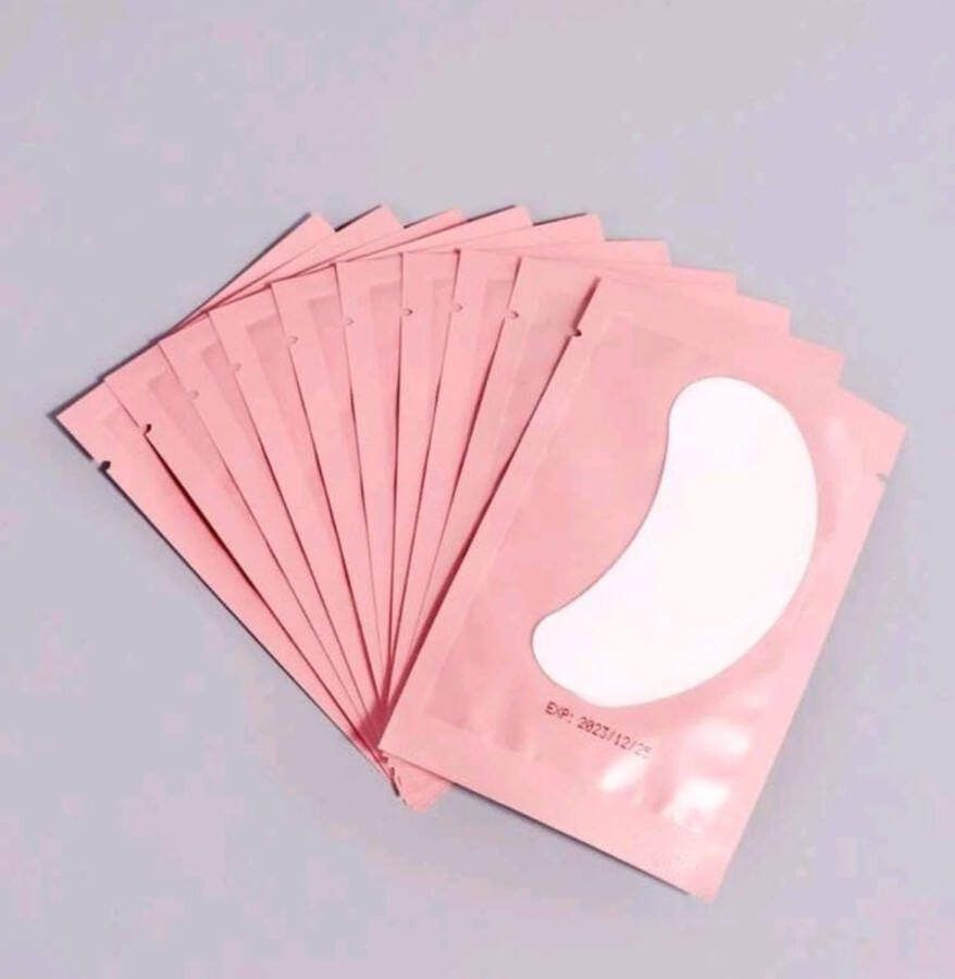 Pampering Myself Wimperverlenging Eye Pads wimperverlenging onder de ogen gel collageen oogkussentjes pluisjes (50 paar)