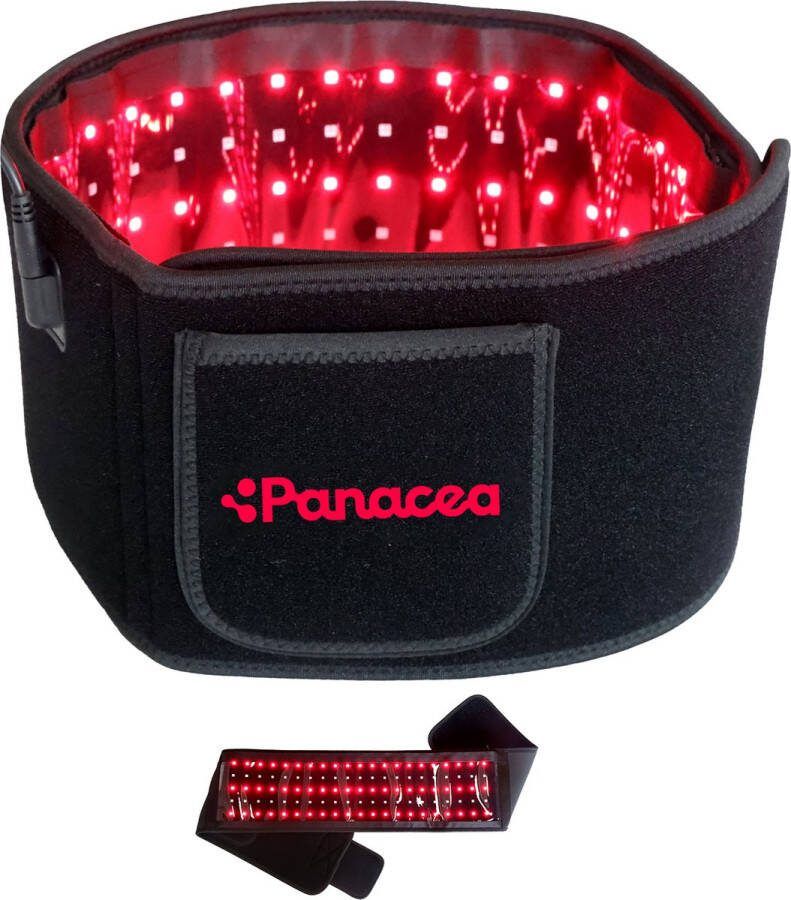 Panacea Draagbare Infrarood Rugband Voor Onderrug Schouders Knieën Infraroodtherapie Dual Chip Infraroodlamp Afslankband Warmteband Rood Licht Therapie Red Light therapy