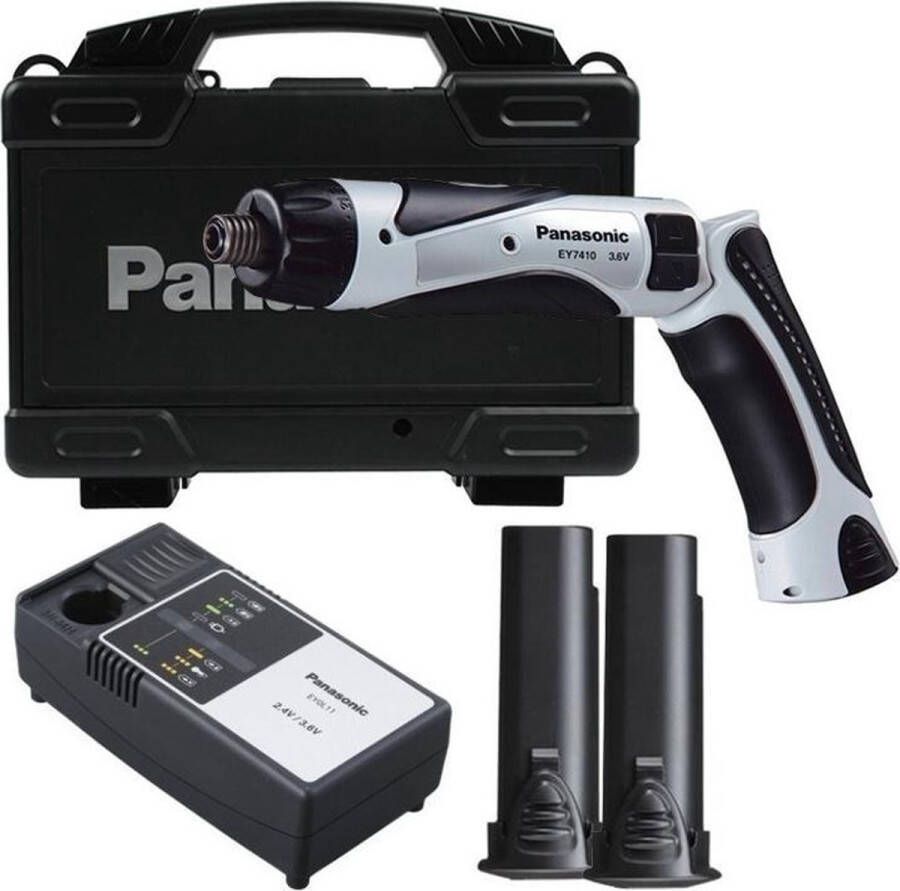 Panasonic EY7410LA2S 3.6V Li-Ion accu pen boor- schroefmachine set (2x 1.5Ah accu) in koffer