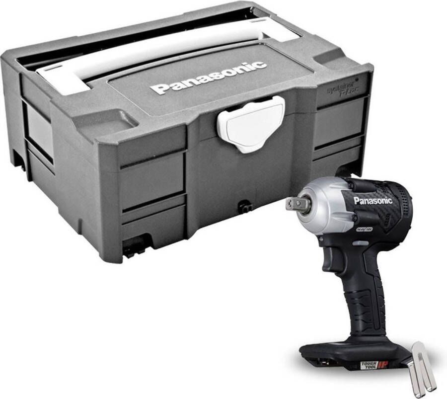 Panasonic EY75A8XT 14.4-18V Li-Ion Accu slagmoersleutel body in T-Loc 205Nm 1 2 koolborstelloos
