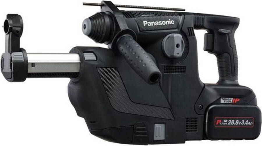 Panasonic Tools EY7881PC2V32 Accu Boorhamer SDS+ met Snelwisselboorkop 3 3J incl. Stofafzuiging 28 8V 3.4Ah in Systainer