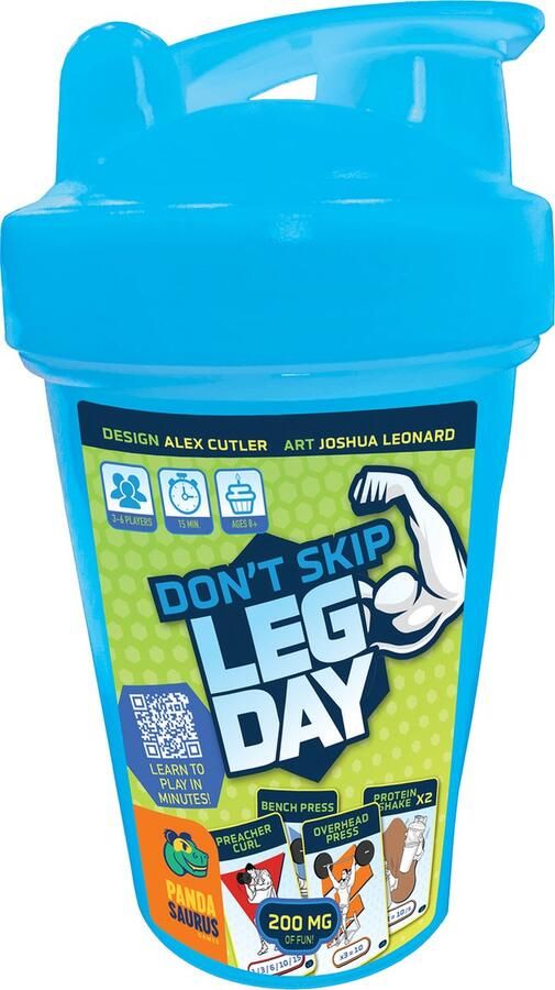 Pandasaurus Games Don't Skip Leg Day Kaartspel Engelstalig
