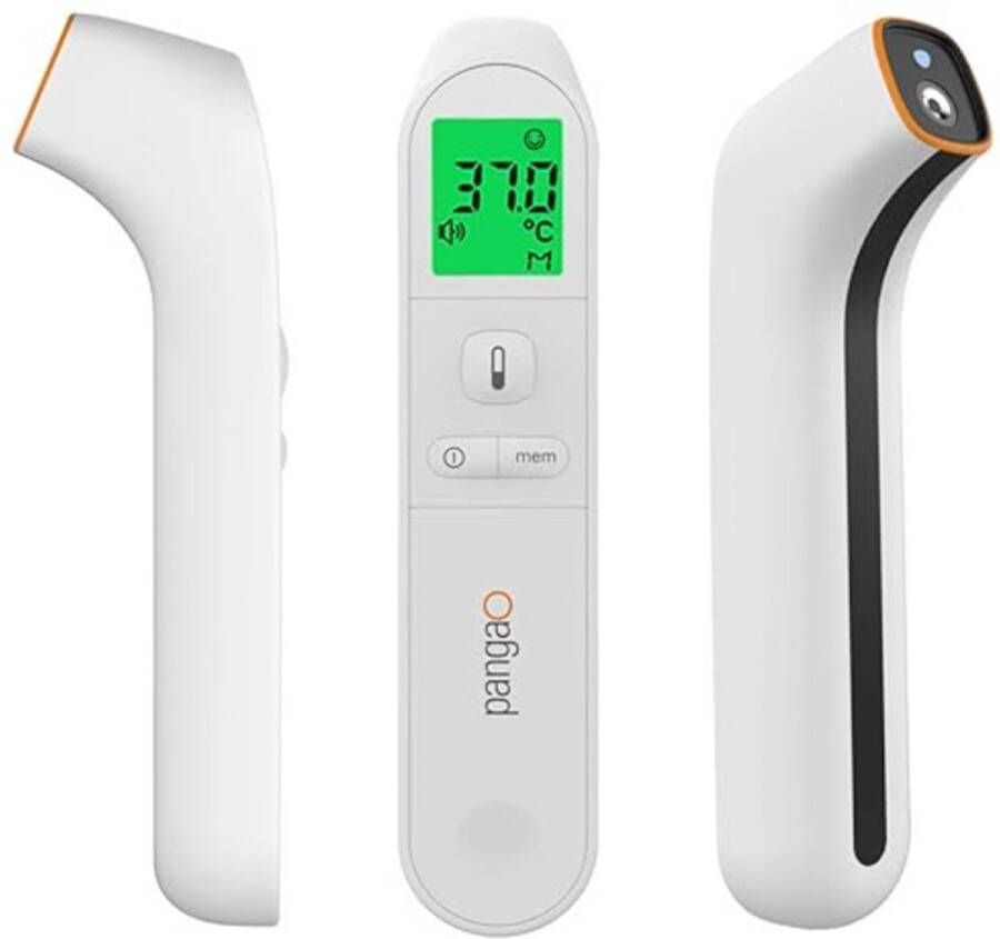 Pangao Infrarood Voorhoofd Thermometer Temperatuurmeter Koortsthermometer Voor Volwassenen en Kinderen