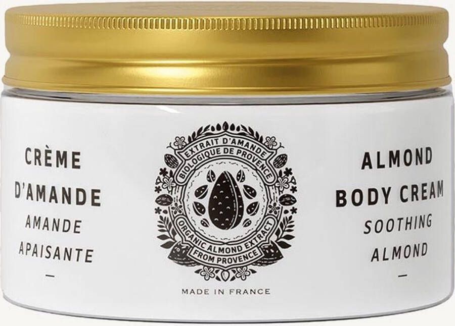 Panier des Sens Almond body cream Ultra Moisterizing Ultra hydraterend 250 ml Vegan