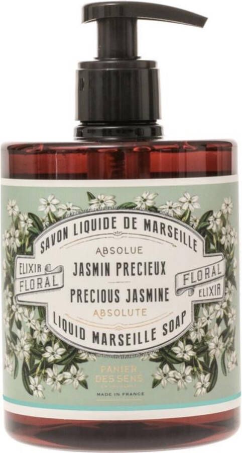 Panier des Sens Vloeibare Marseillezeep Handzeep Douchegel Precious Jasmine 500 ml Vegan