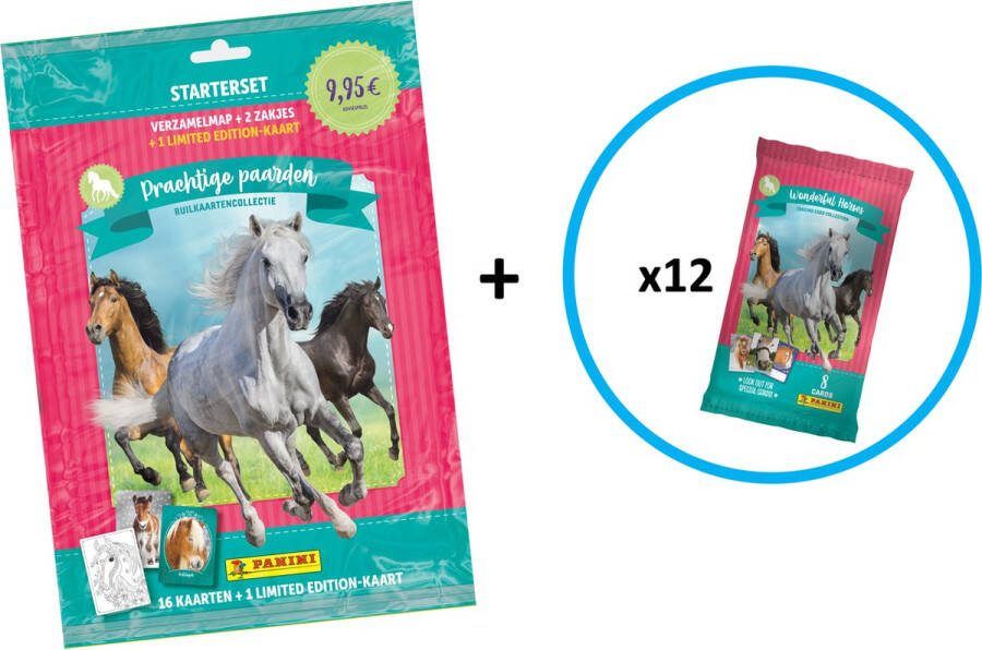 PANINI BELGIUM Promo Pack NL Prachtige Paarden trading cards Panini